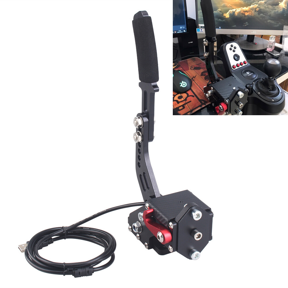 USB Handbrake For Logitech G29 PC Hall Sensor Rally SIM Racing Games T300 T500