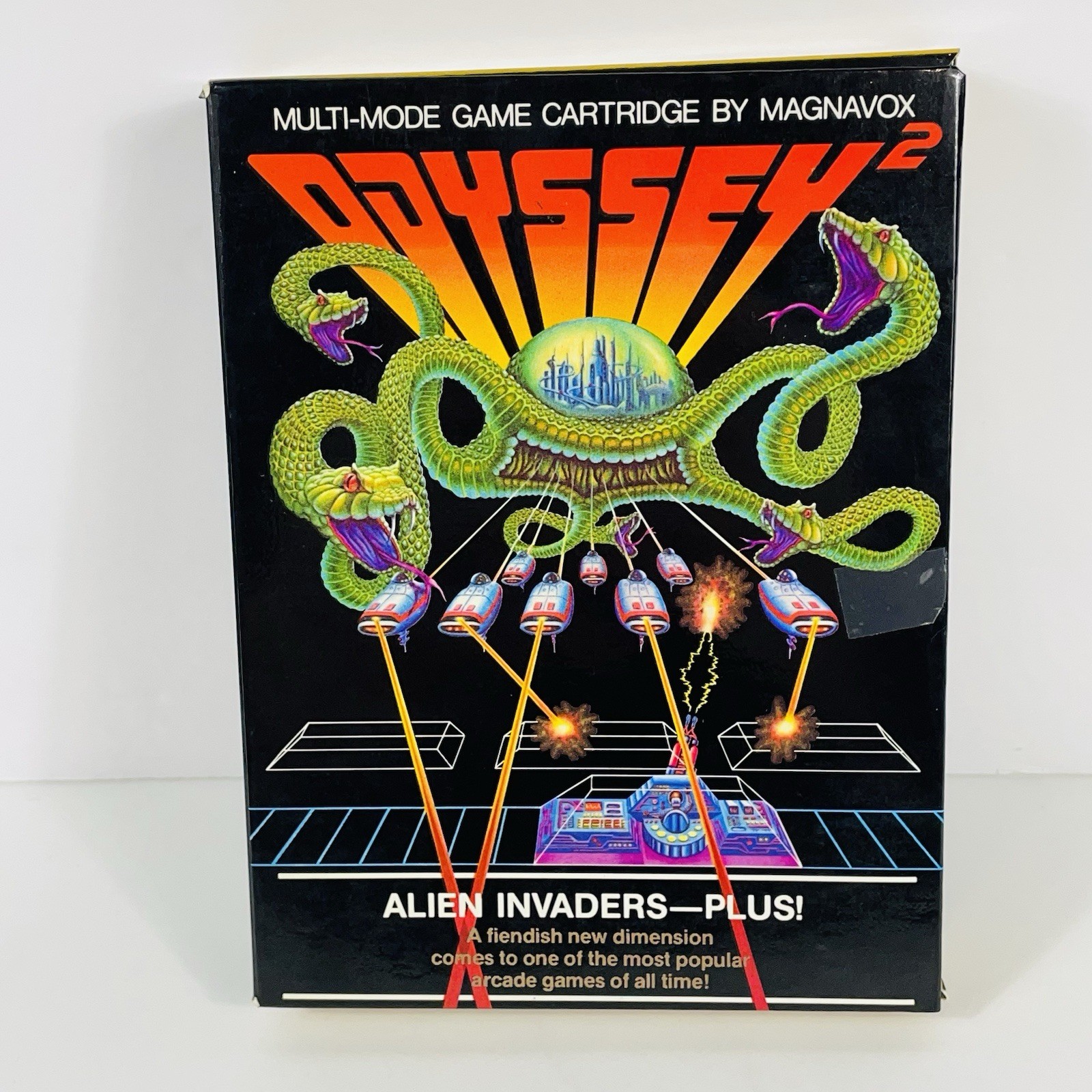 Alien Invaders Plus for Magnavox Odyssey 2 in Box with Manual