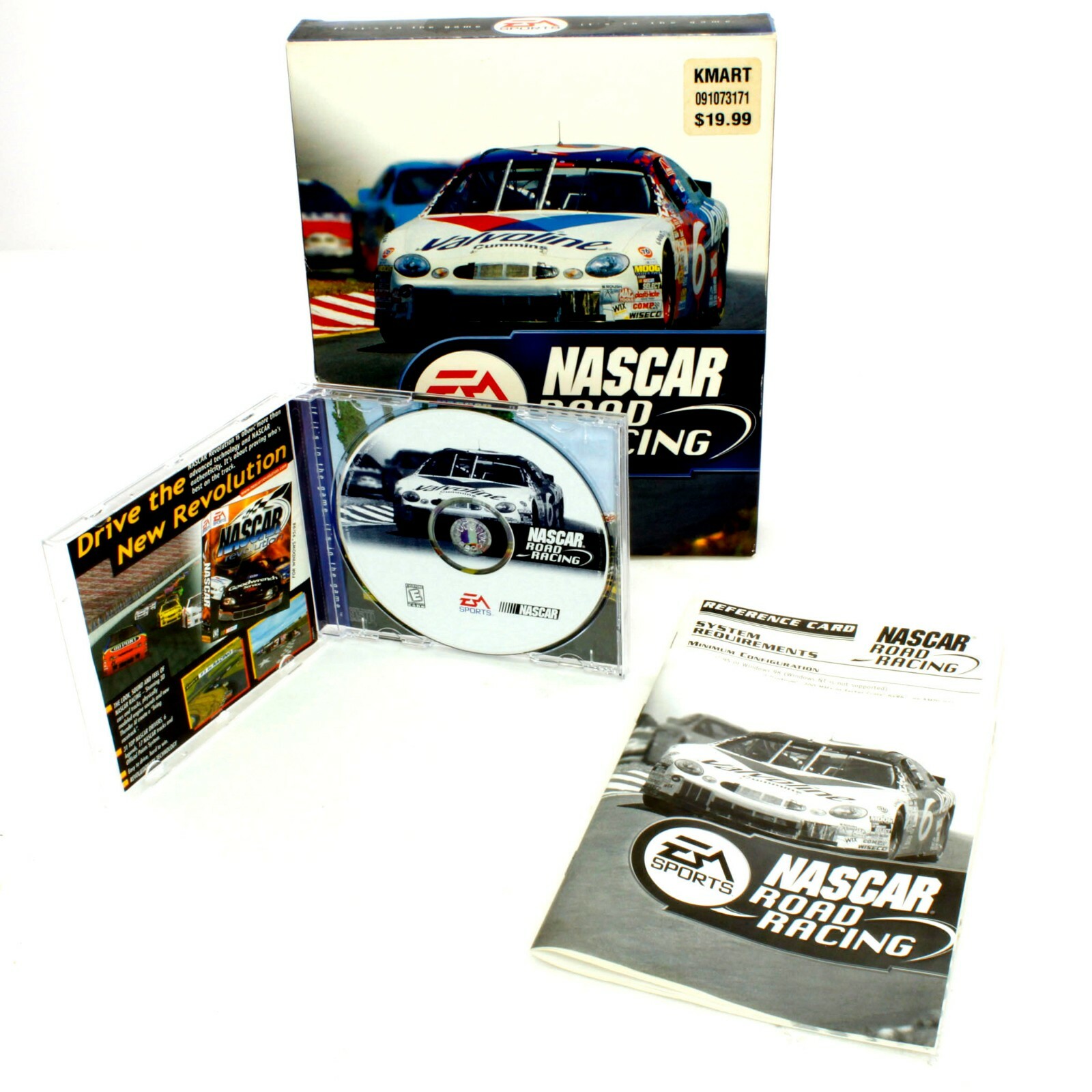 NASCAR ROAD RACING Simulation EA Sports Big Box / PC Cd-rom Complete TT18
