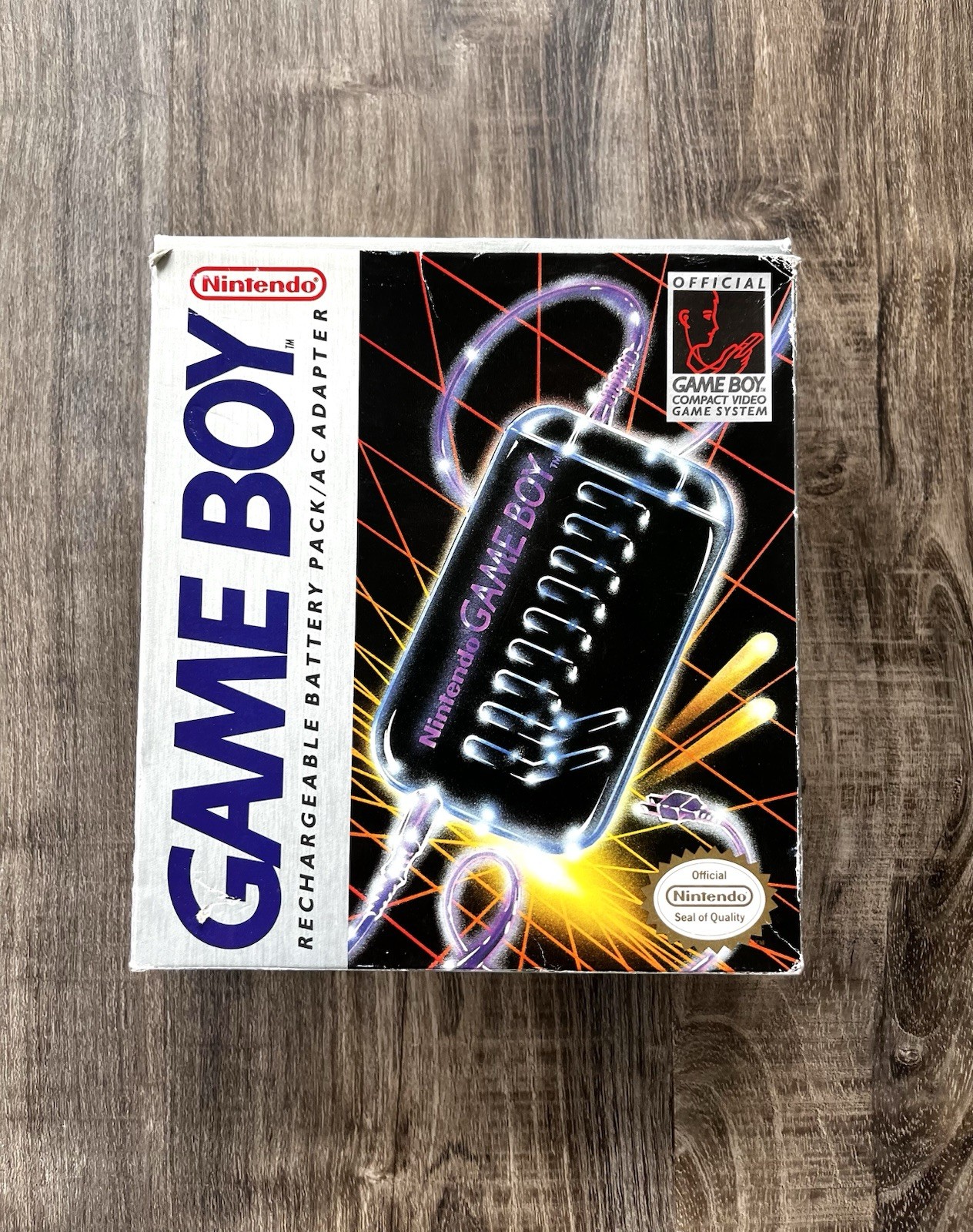 Nintendo Original Game Boy Rechargeable Battery Pack AC Adapter CIB Tested