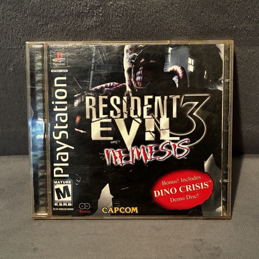 Capcom Resident Evil 3: 2-disc Nemesis Sony PlayStation 1 CIB W/ Reg Card Read