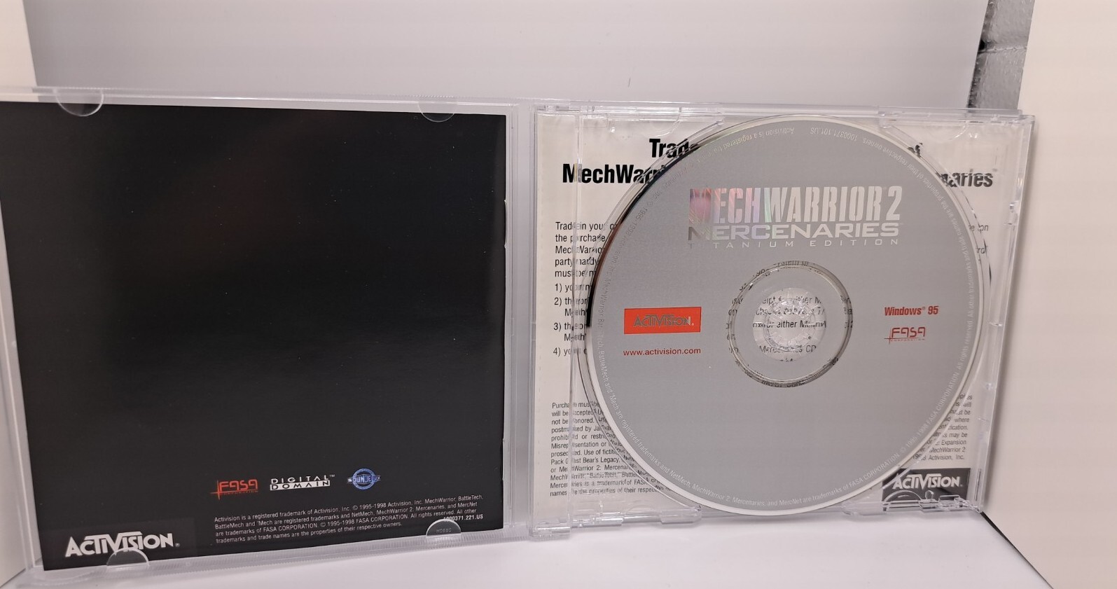 Mechwarrior 2 Mercenaries Titanium Edition PC Game – Activision (1998, CD-Rom)