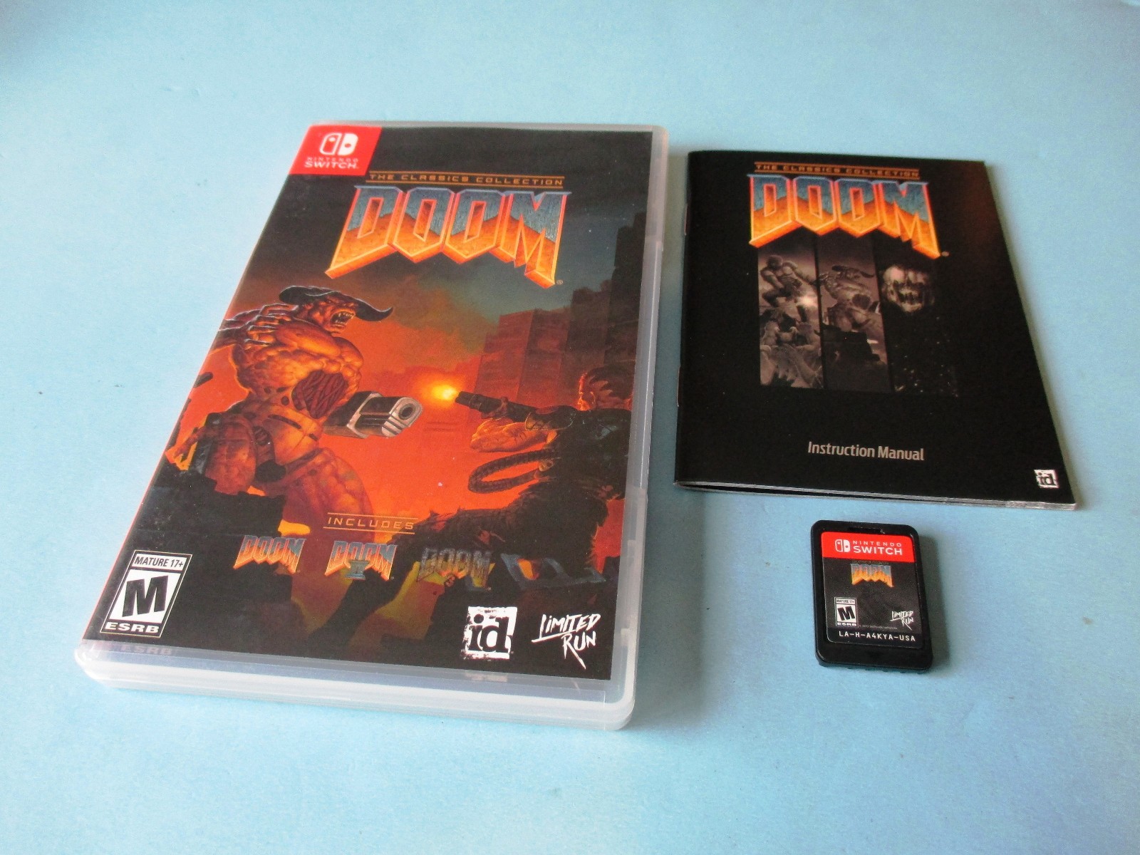 Doom: The Classics Collection Nintendo Switch Game w/Case & Booklet