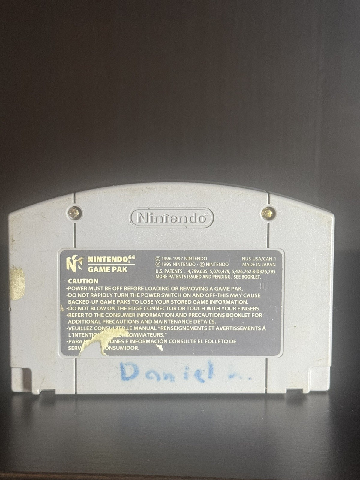 Bomberman Hero N64 (Nintendo 64, 1998) Authentic Vintage Game No Case No Manual