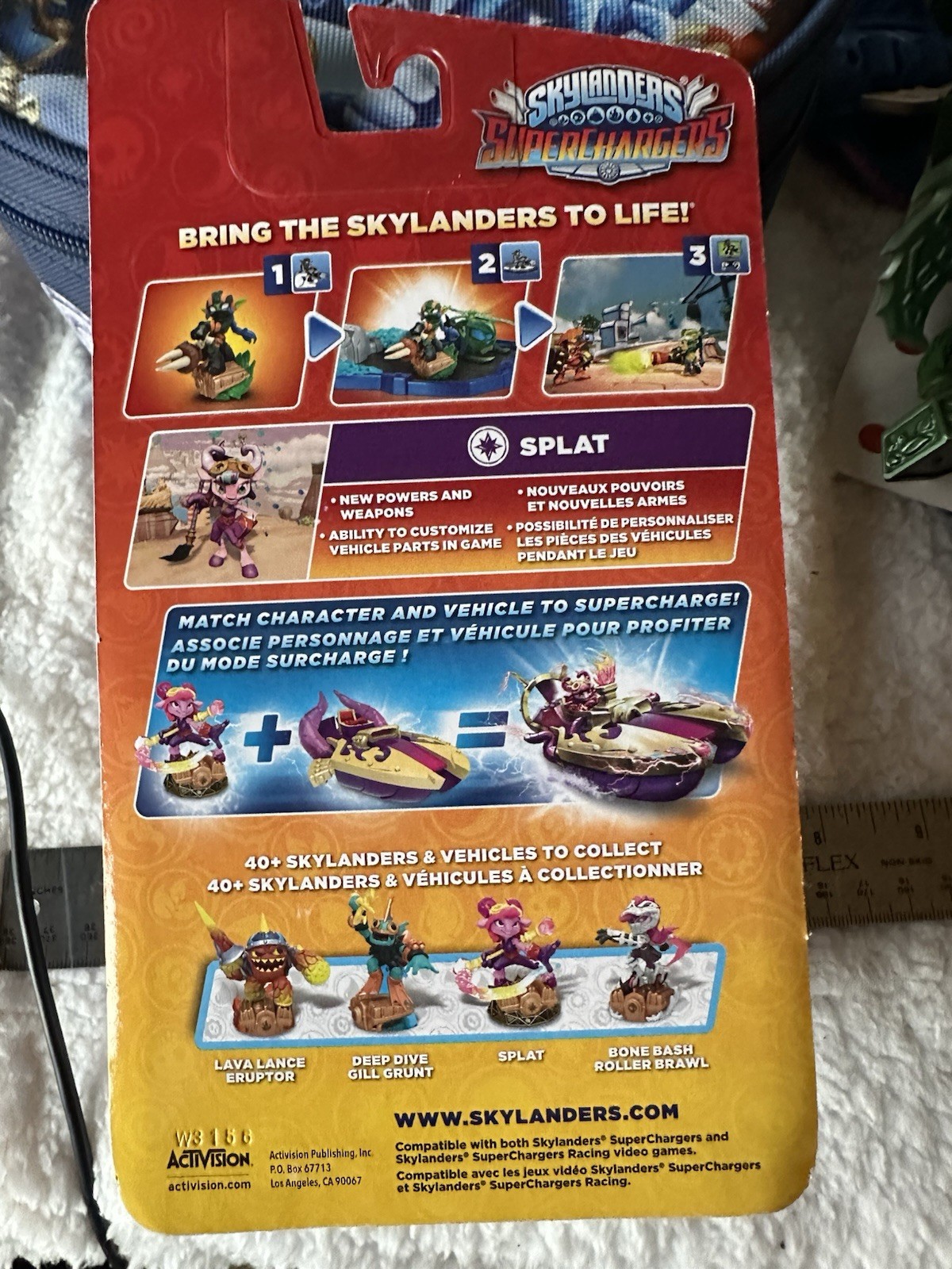 Skylanders SuperChargers Splat Sealed New In Box Magic Character Figure NIB
