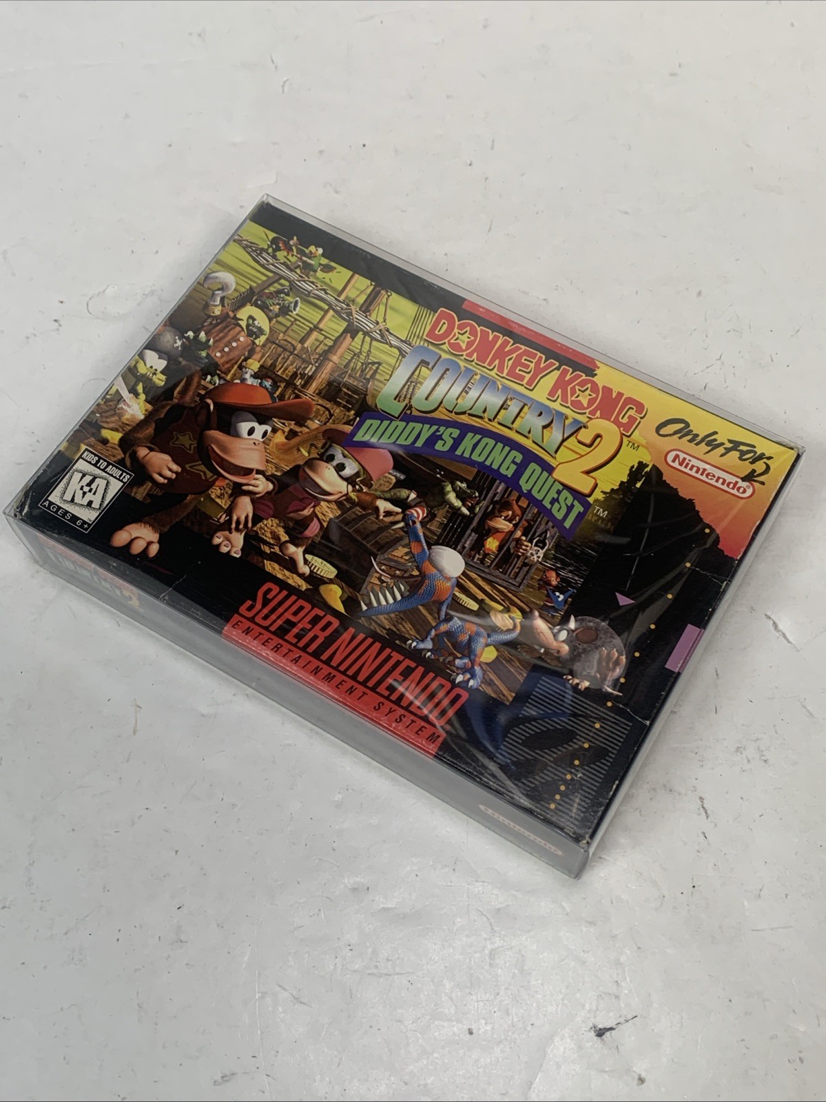 Super Nintendo DONKEY KONG COUNTRY 2 SNES NTSC-U/C 1995 CIB Manual + Inserts