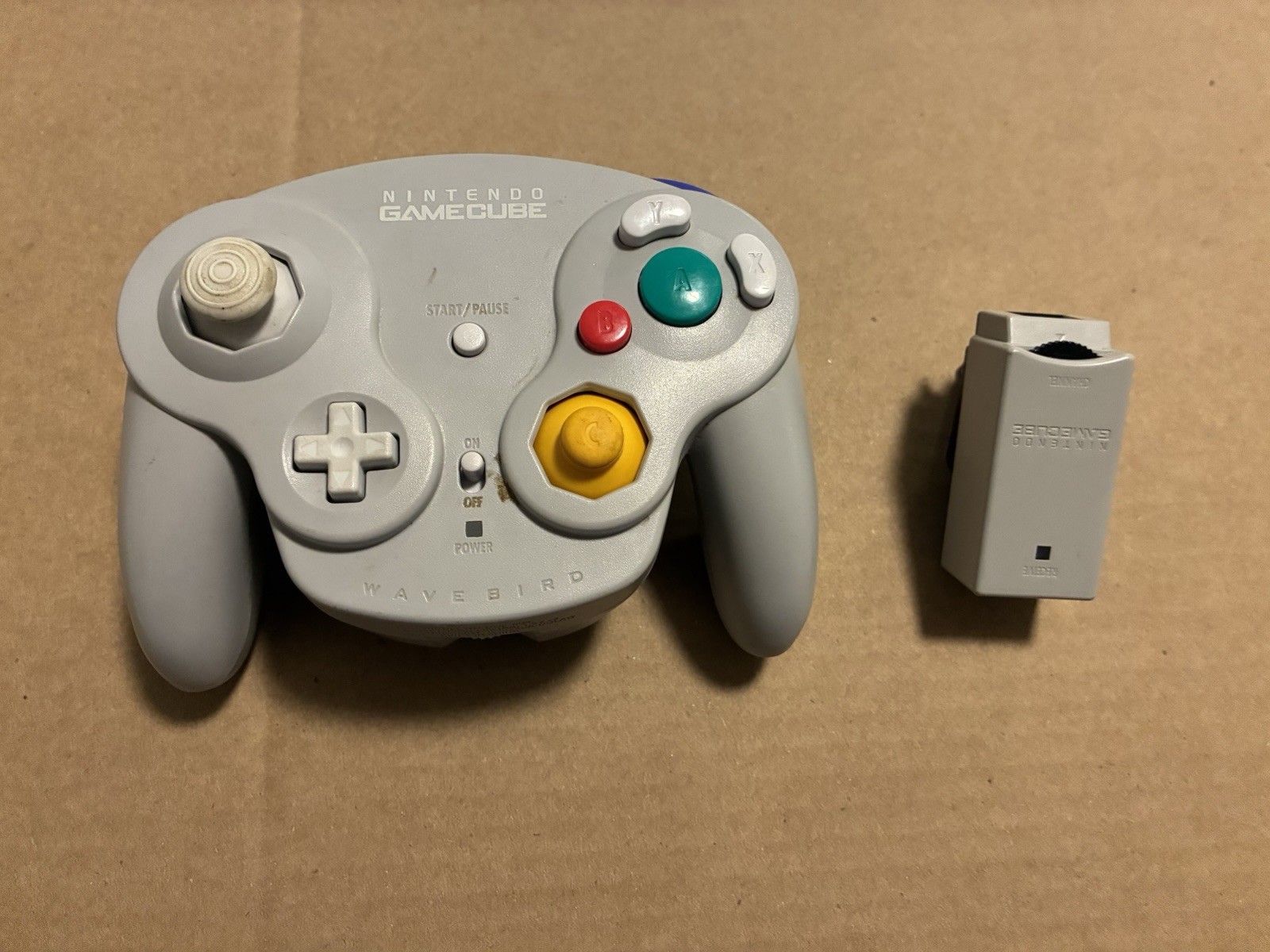 Tested Nintendo DOL-004 WaveBird Wireless Controller w/ Receiver TESTED
