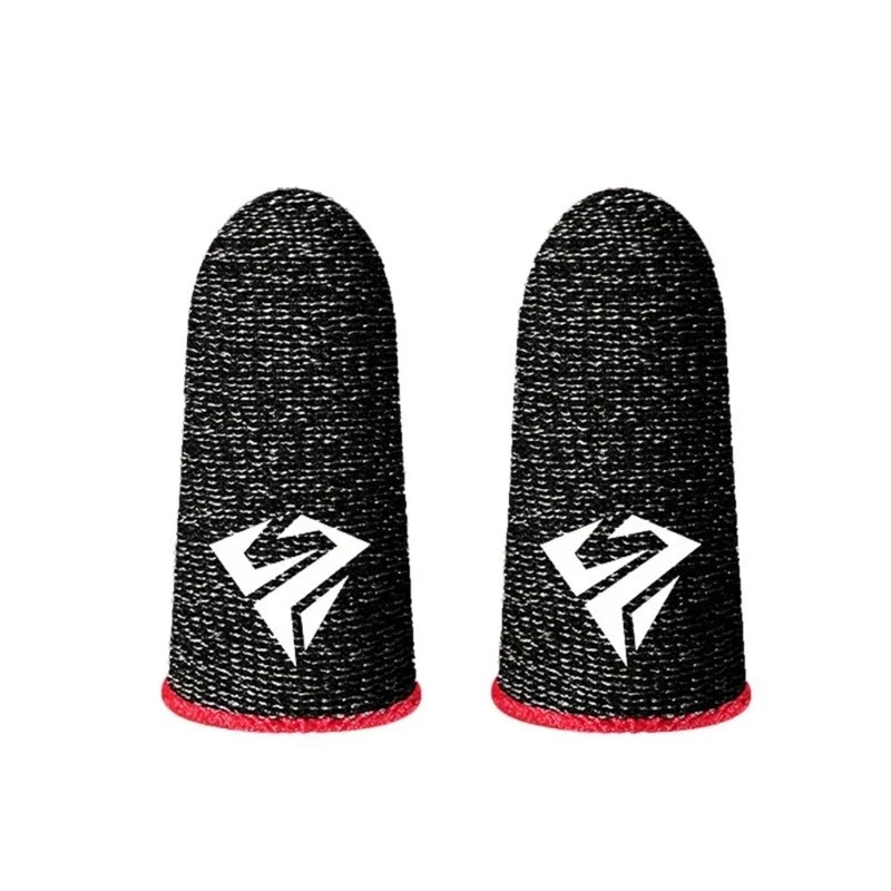 2Pcs Gaming Finger Sleeves Anti-Sweat Thumb Cover for Mobile Games High quality.