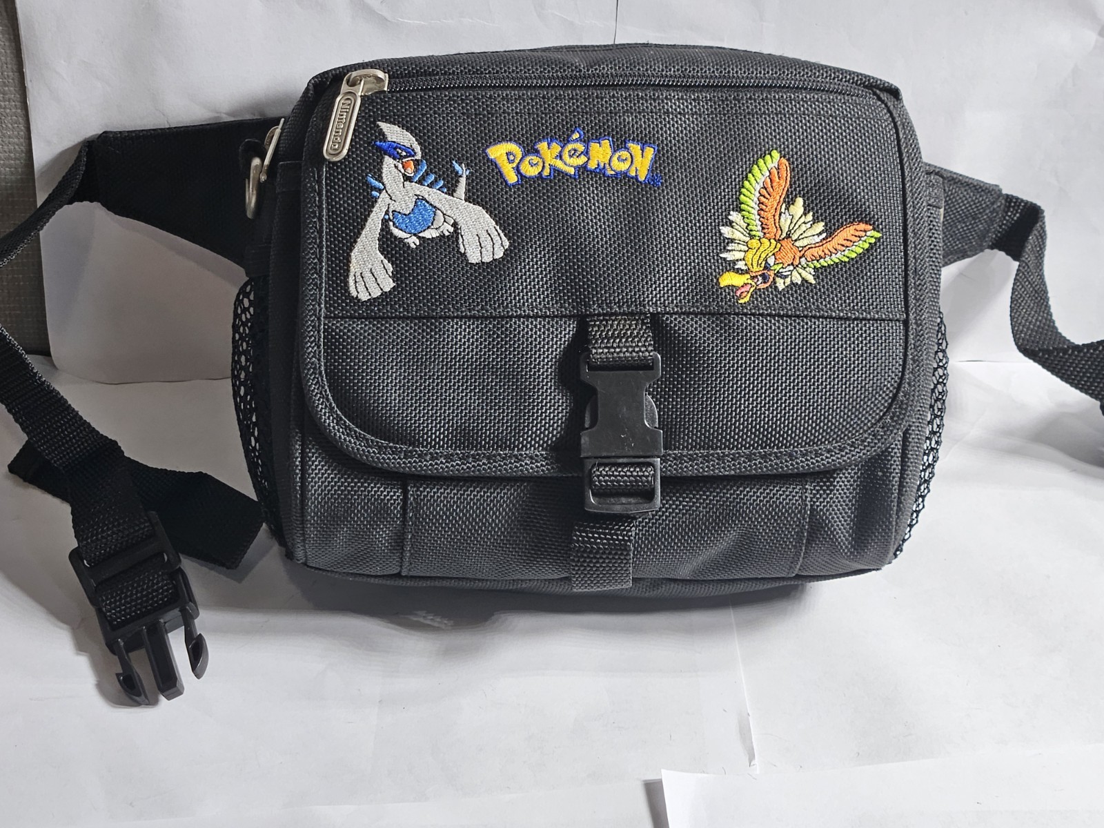 Vintage Nintendo Game Boy Pokemon Lugia Ho-Oh Gold Silver Carry Case Fanny Pack