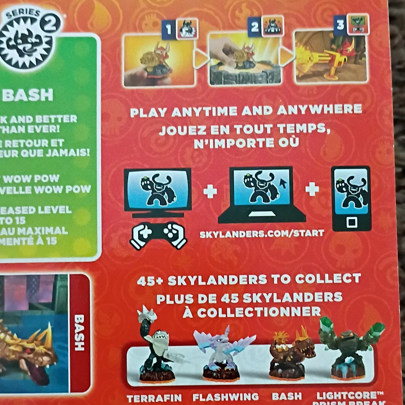 Activision Bash Series 2 Skylanders Giants Figure 2012 New Wow Pow Level 15
