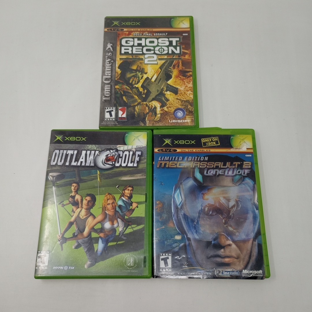 Lot Of 21 OG XBOX Games With Cases (UNTESTED) See Pics!