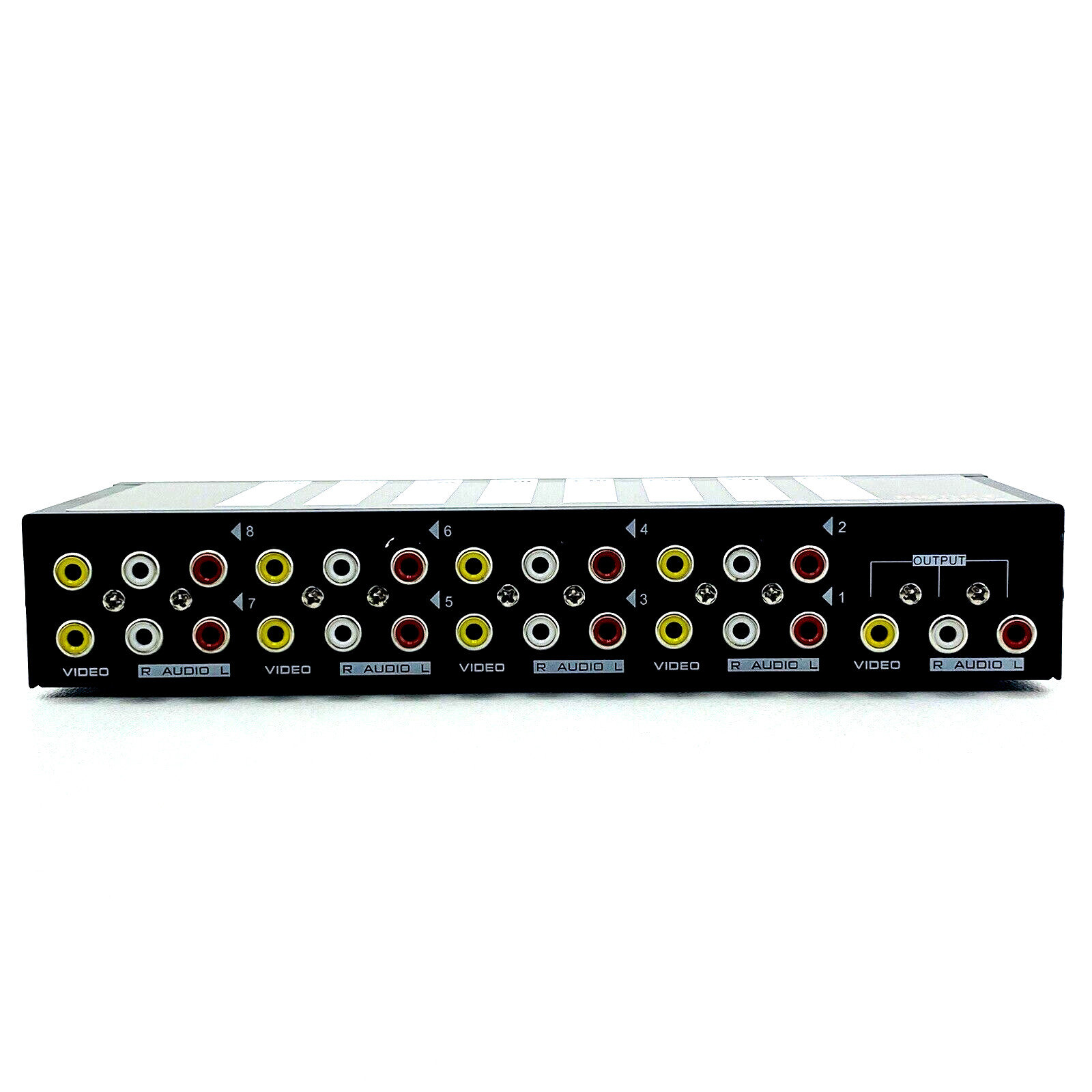 Video Game Selector Switcher 8 Way RCA AV Composite Retro Gaming PS1 USA SHIP