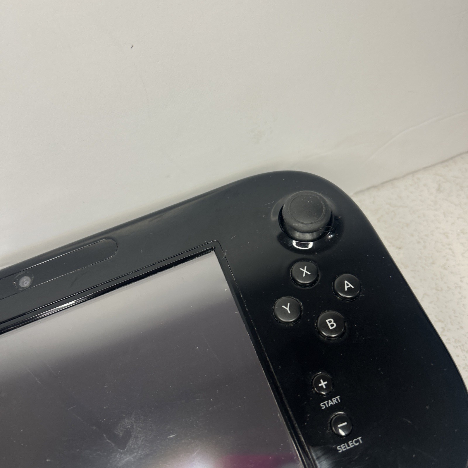 OEM Nintendo WUP-010 (USA) Black Wii U Gamepad Controller For Wii U For Parts