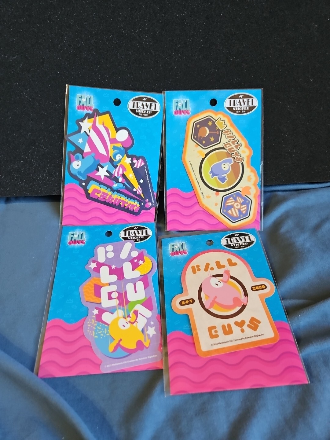 Fall Guys Travel Stickers Set Of 4 Japan New