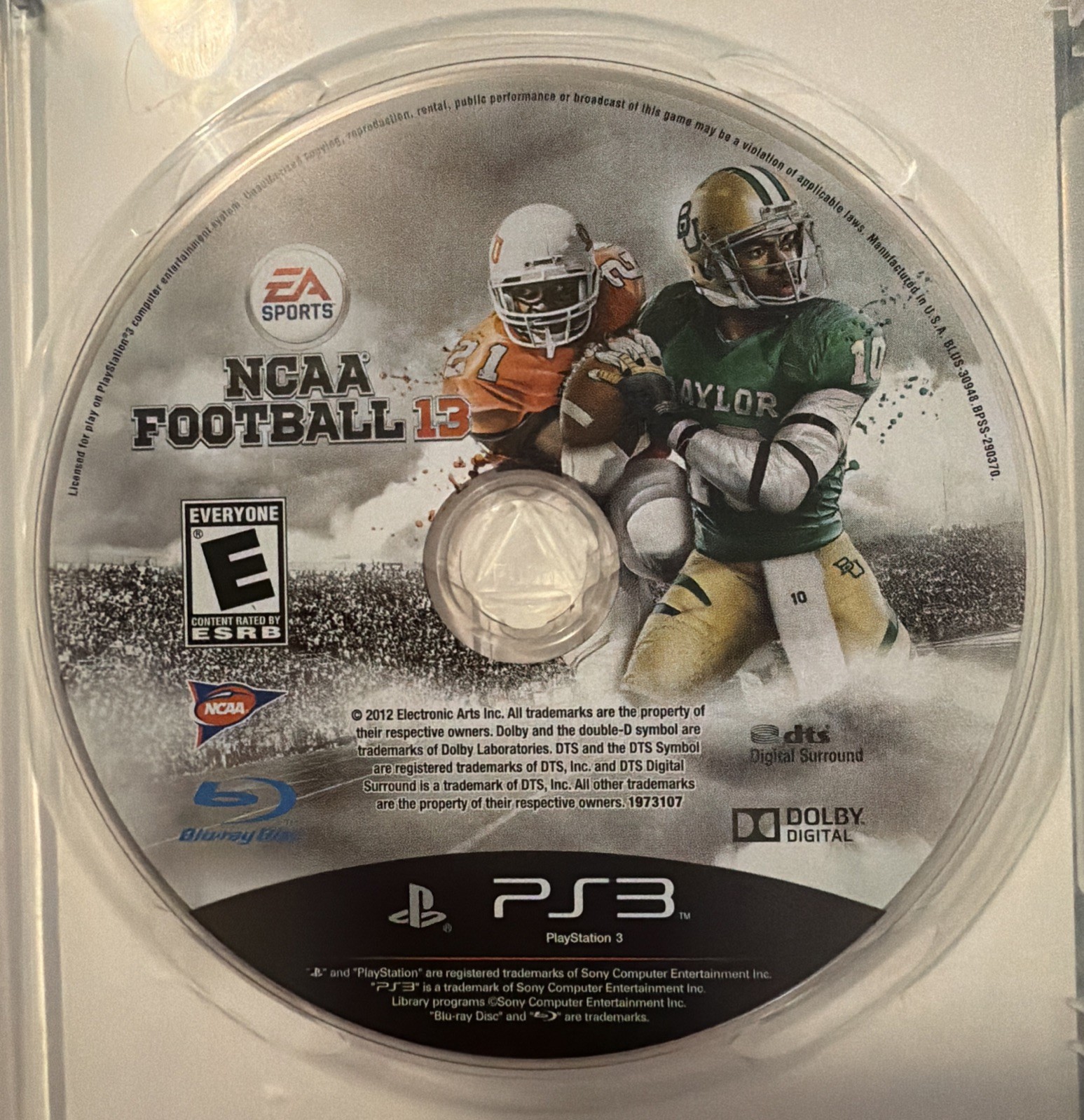 EA Sports NCAA Football 13 PlayStation 3 PS3 CIB With Manual Tested & Works.