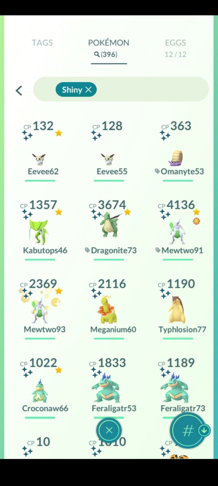 Regionals and some rare shinys price varies depending on the pokemon selected.