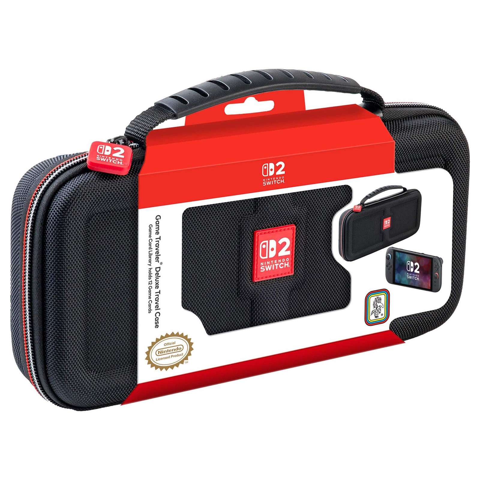 RDS Industries – Game Traveler Deluxe Travel Case for Nintendo Switch 2 – Black