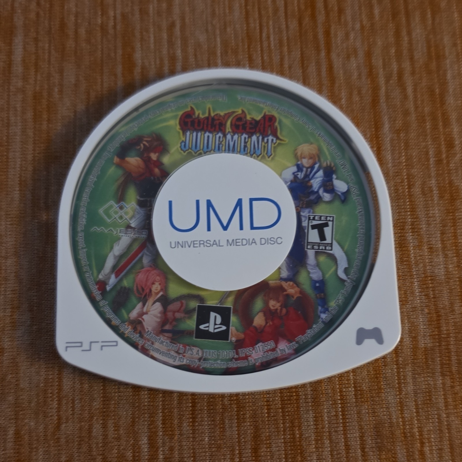 Majesco Guilty Gear: Judgment PSP UMD w/ Manual T NTSC-U/C 2006 Fighting Game