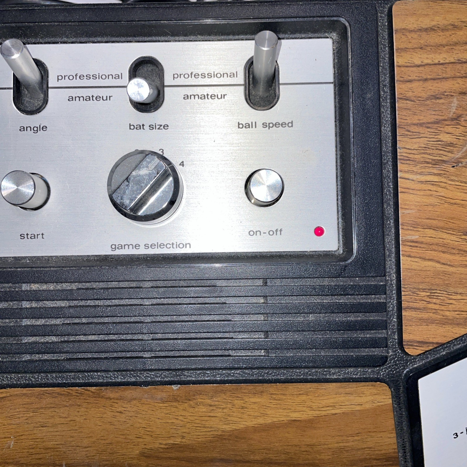 Sears Tele-Games Sports Center Console VTG 1977 Jokari Lights Up When Turned On