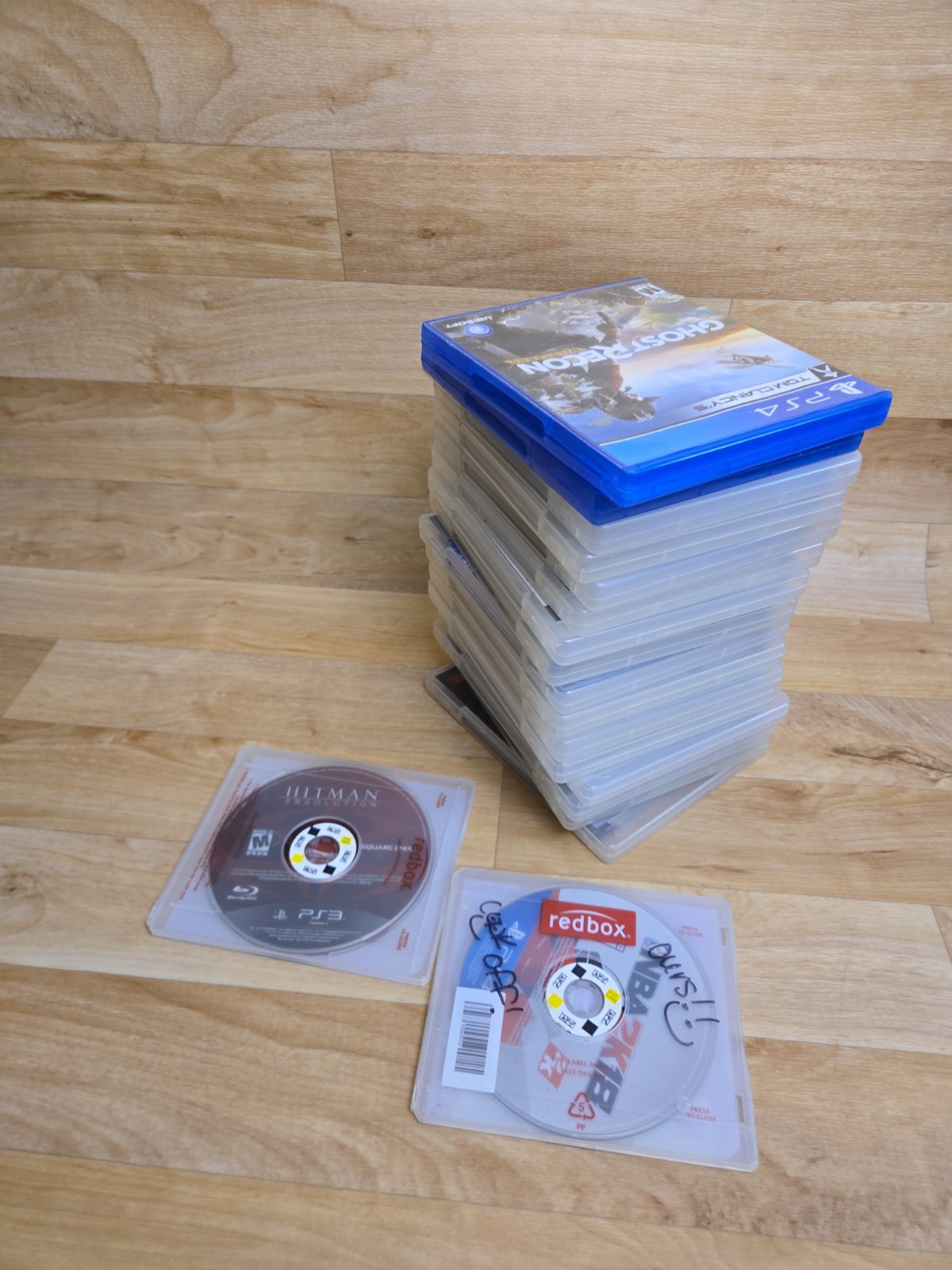 18 Assorted PS3 And PS4 Games Call Of Duty, Rockband,madden Fallout And More