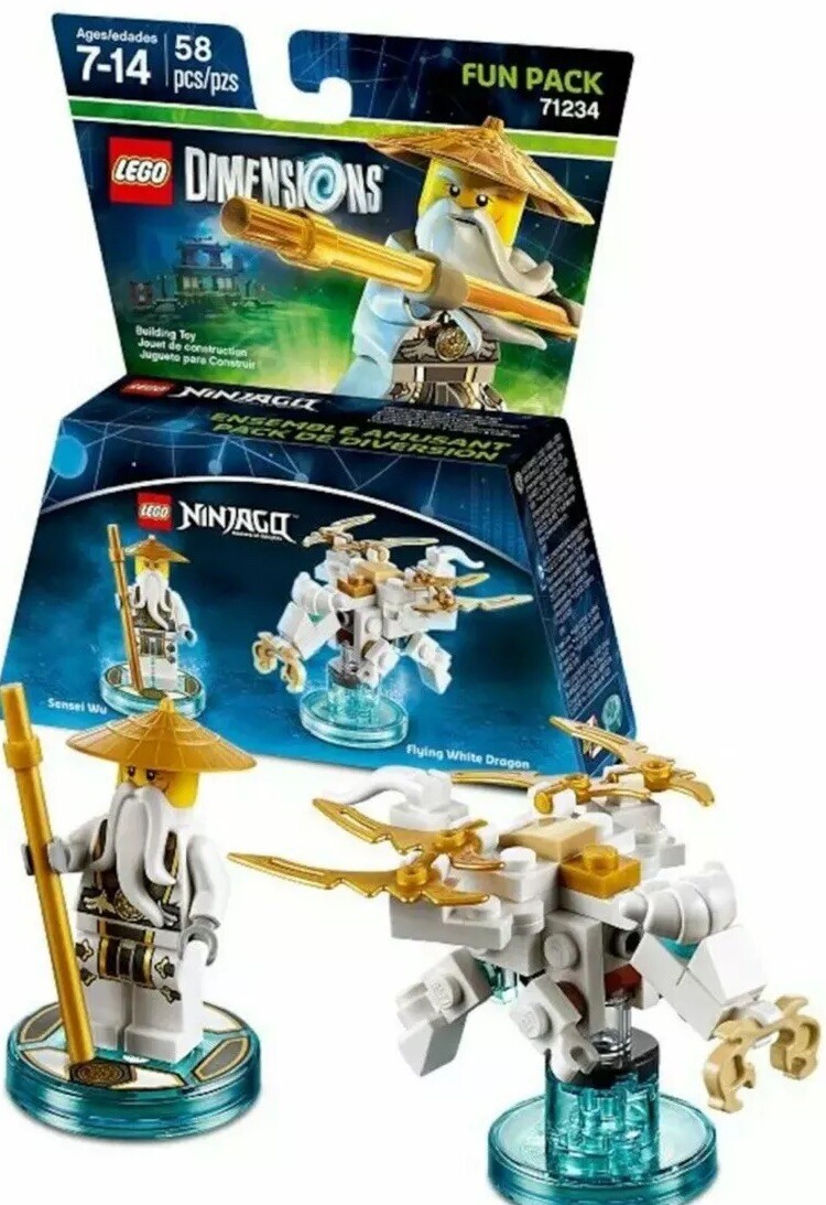 Ninjago Sensei Wu Fun Pack LEGO Dimensions New Set Game 71234