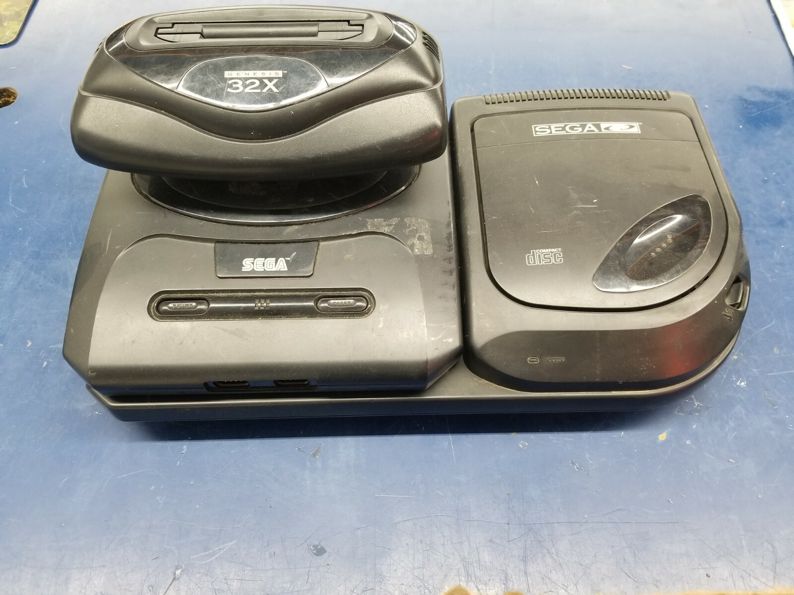 Trio genesis 32x Sega cd power supply All in one 3 in 1