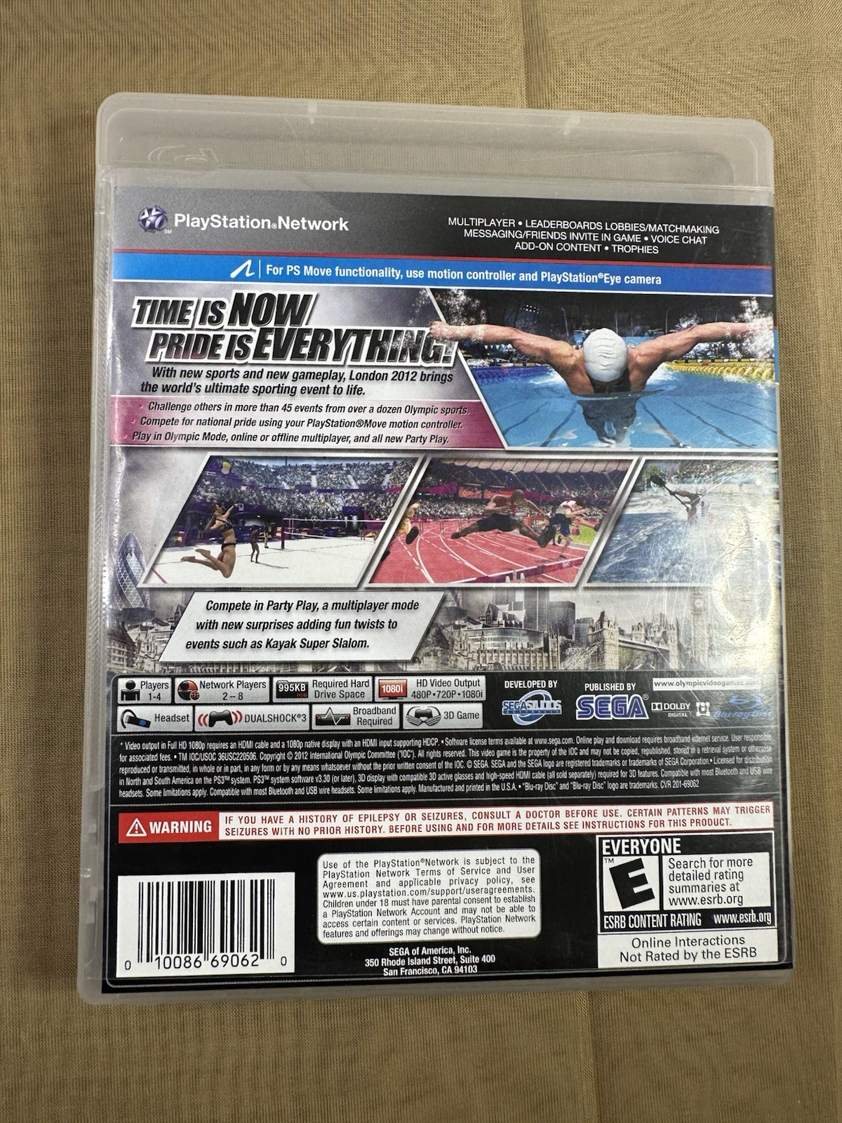 London 2012 Summer Olympics (Sony PlayStation 3, 2012) PS3 CIB Complete Rare