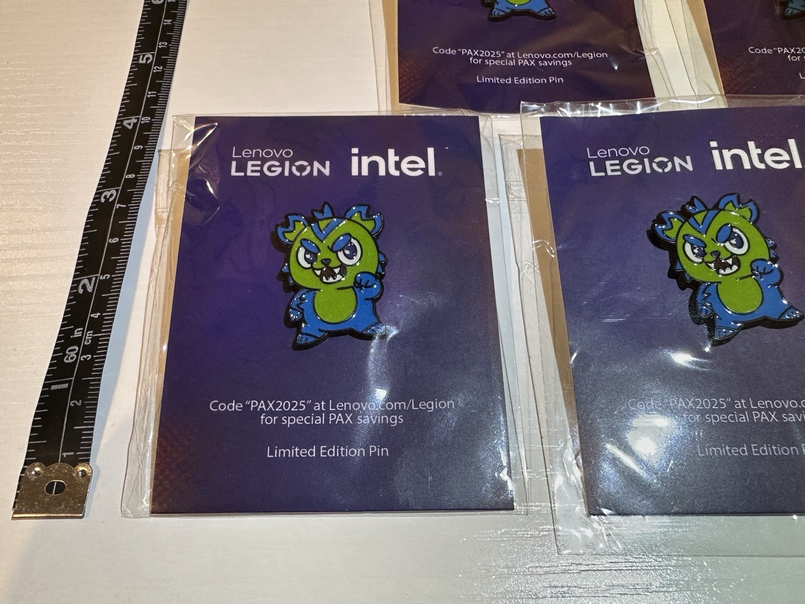 Lenovo Legion PAX West Pin Lot 5pc Limited Edition Bear Tech Memorabilia RARE