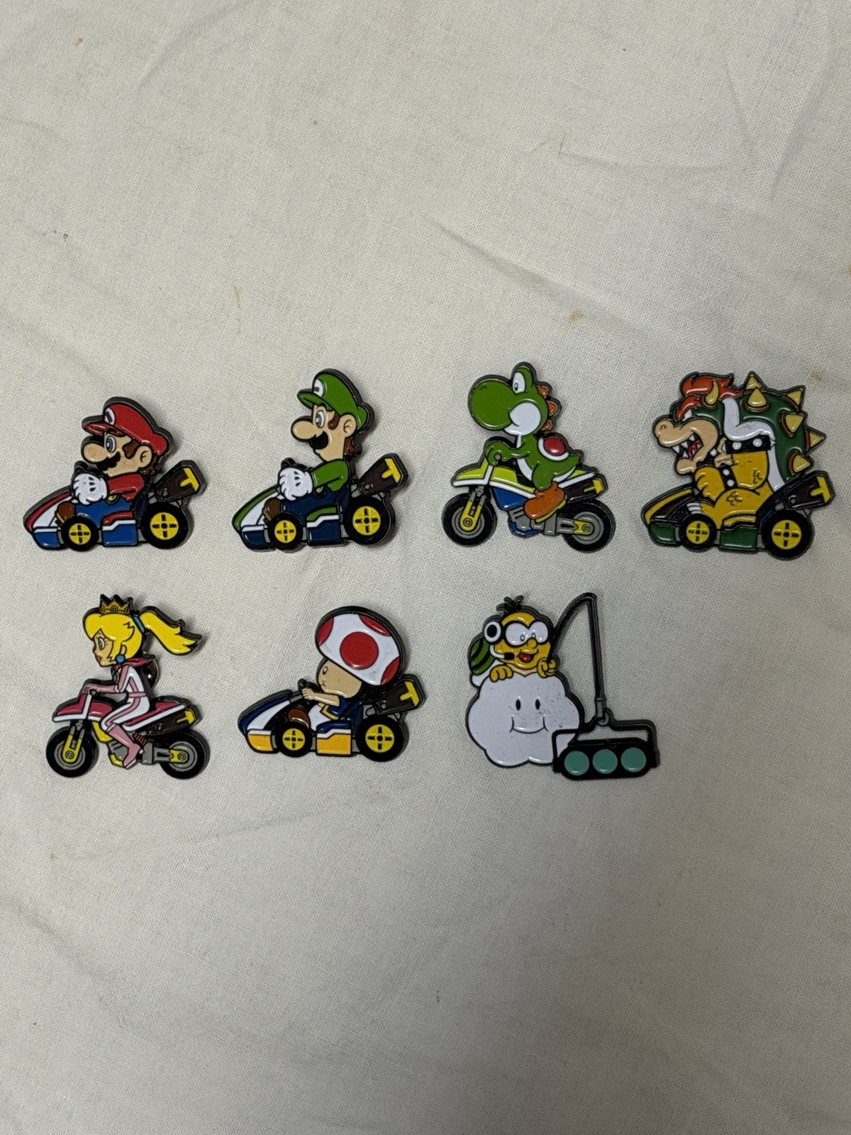 Nintendo PowerA Mario Kart Collector Pins Series 2 Set Of 7