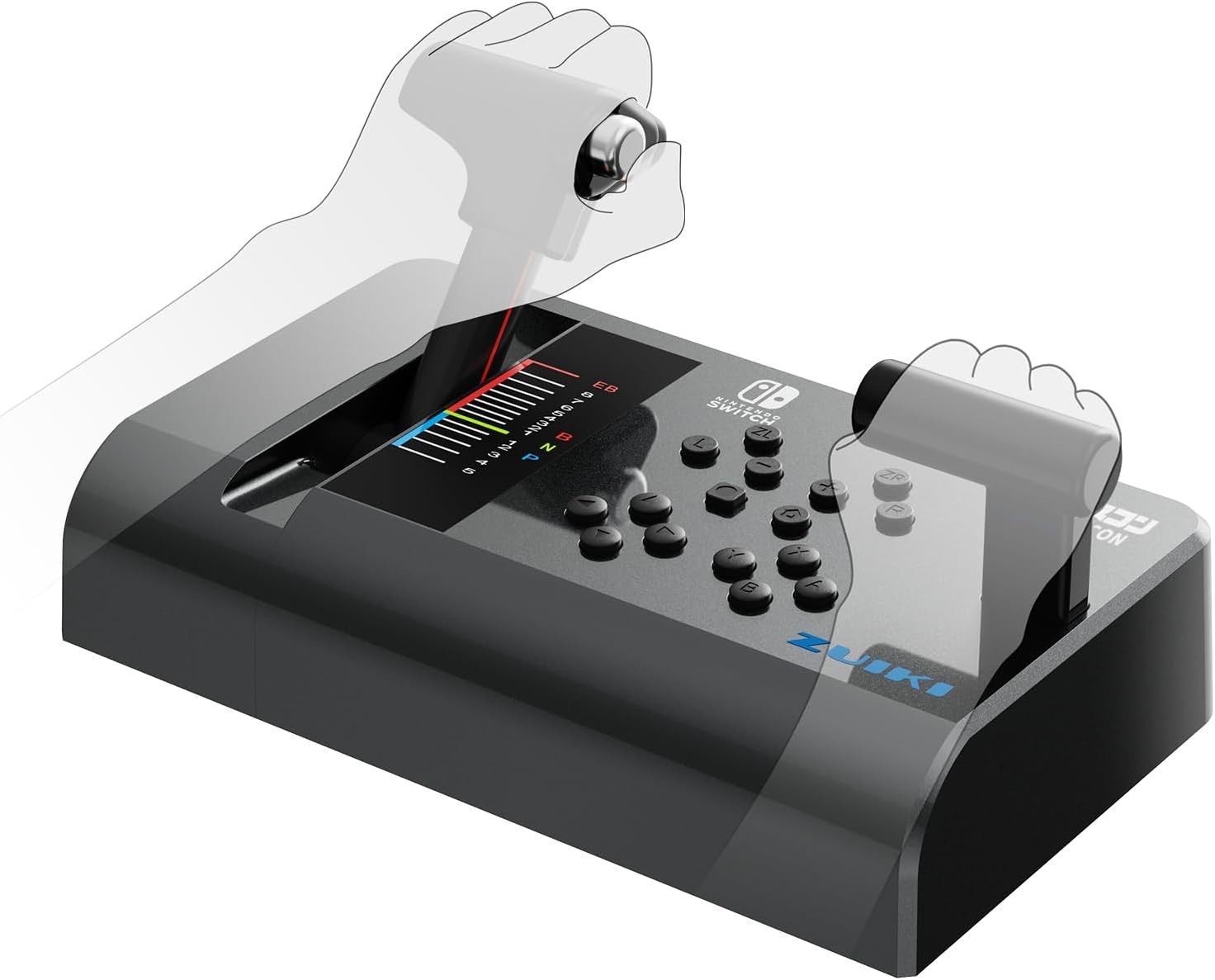 ZUIKI MASCON Controller GO By Train Densha De GO NINTENDO Switch Black Open Box