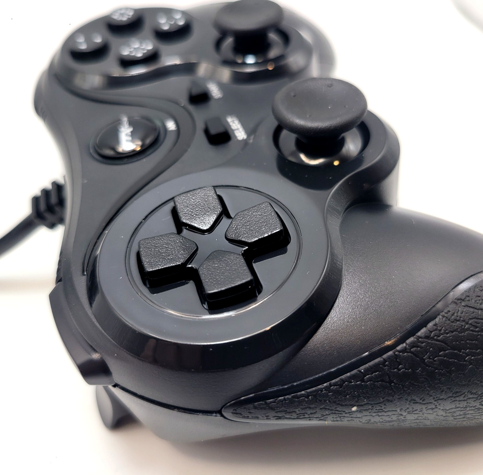 PS One / Playstation 2 / PS1 Analog Wired Controller (PSX/PS2) – Slate Black