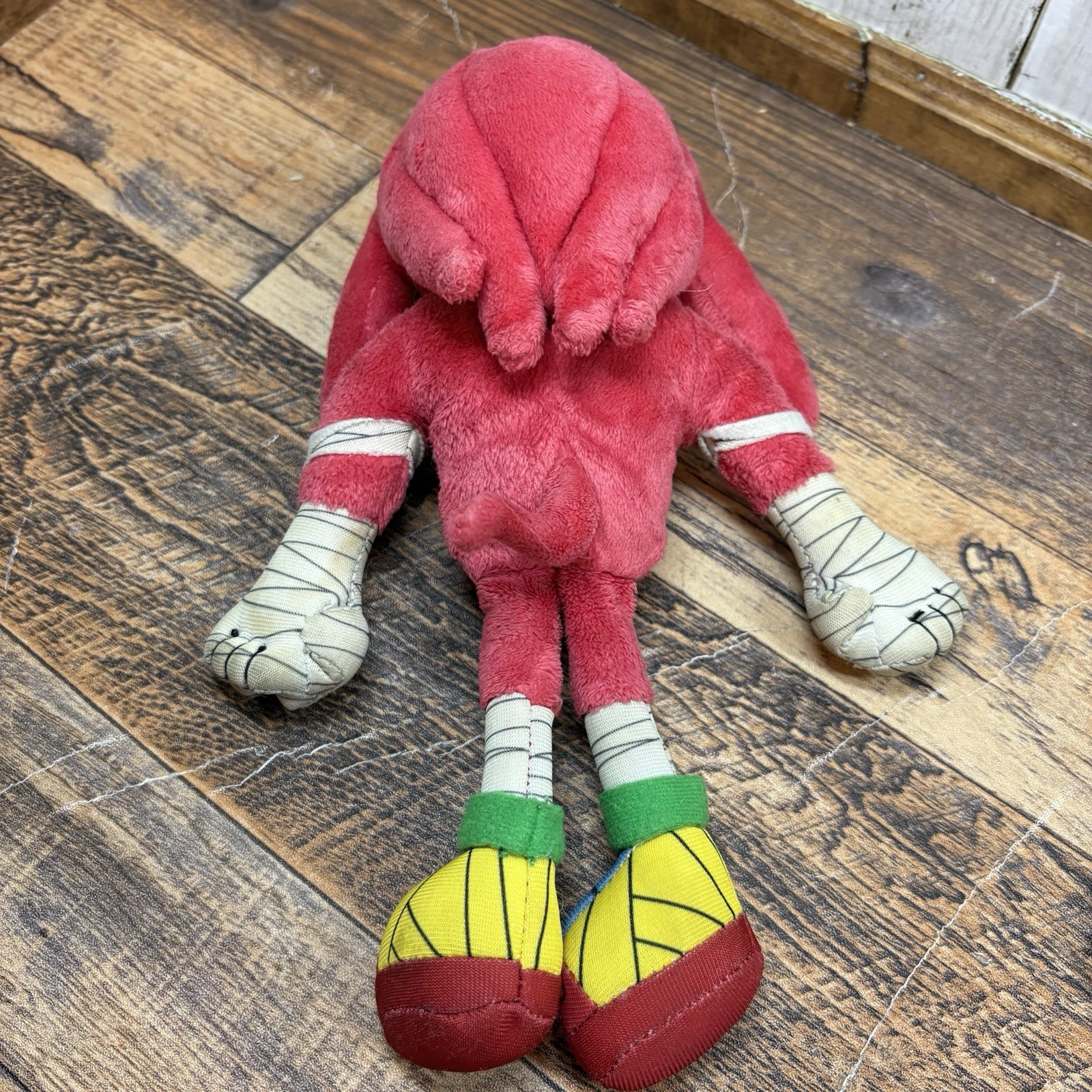Sonic The Hedgehog Sonic Boom KNUCKLES Plush Toy RARE TOMY 8” 2014