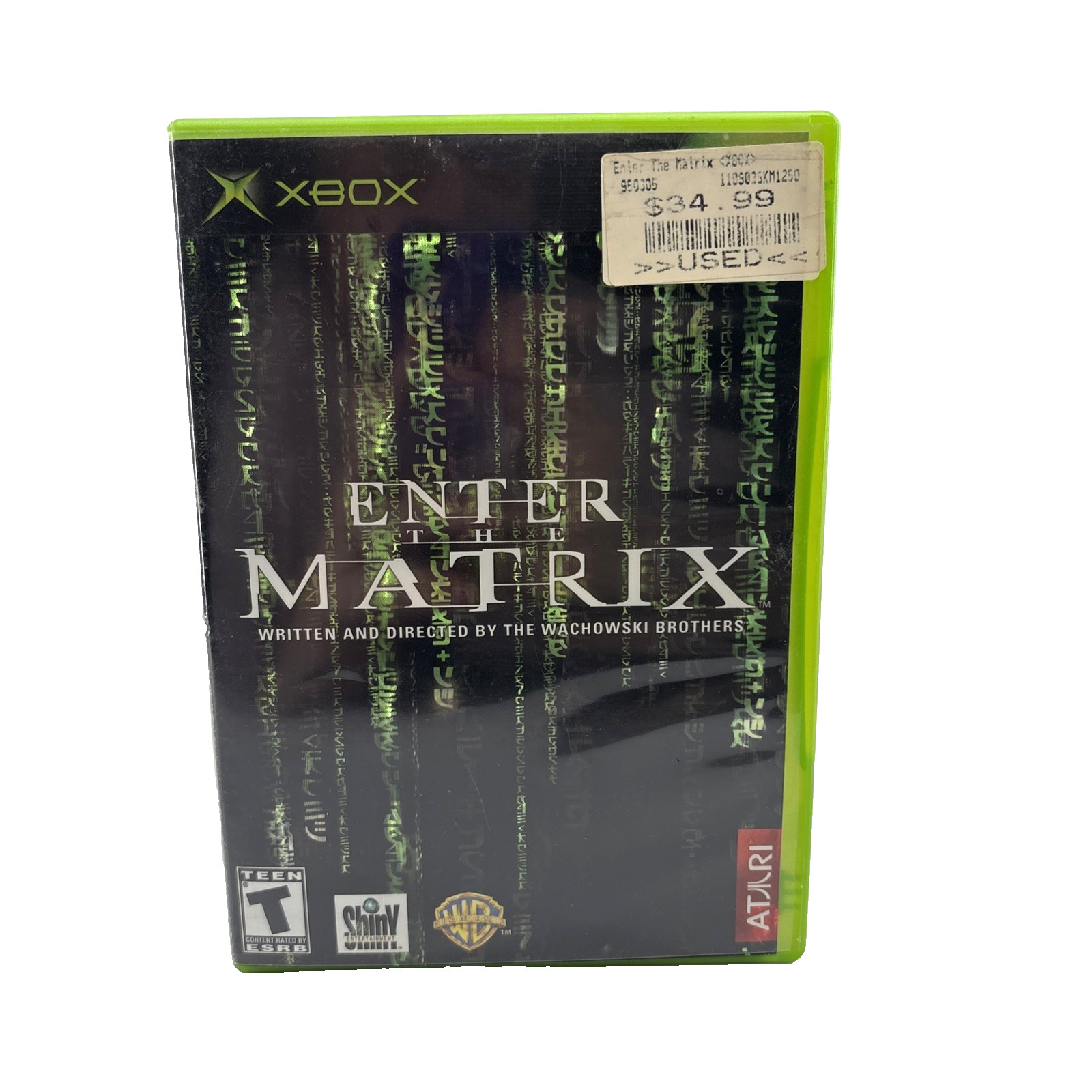 Microsoft Xbox Original Enter the Matrix Black Label CIB