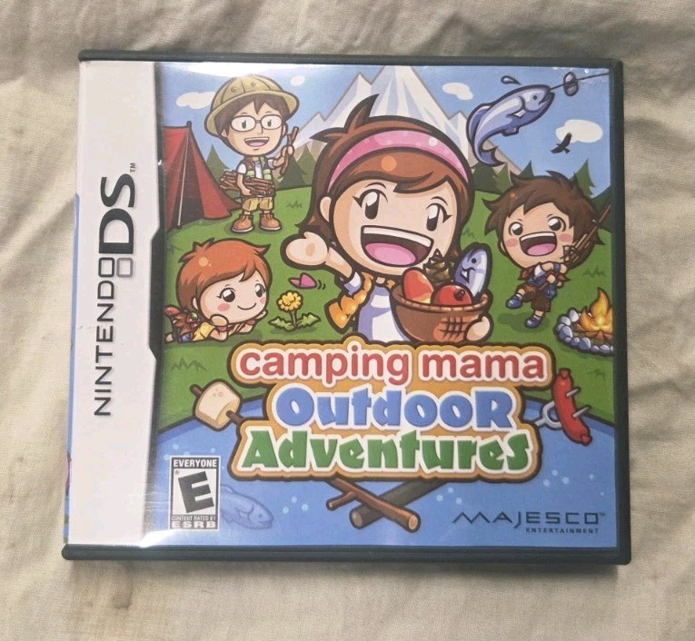Camping Mama Outdoor Adventures Complete & Tested CIB (Nintendo DS NDS 2011)