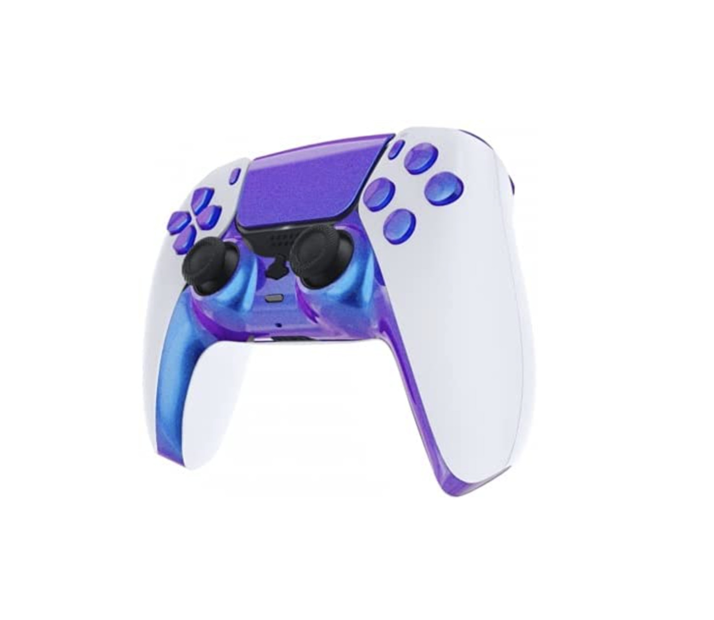 White/Enigma Smart Rapid Fire Custom Modded Controller compatible with PS5 FPS