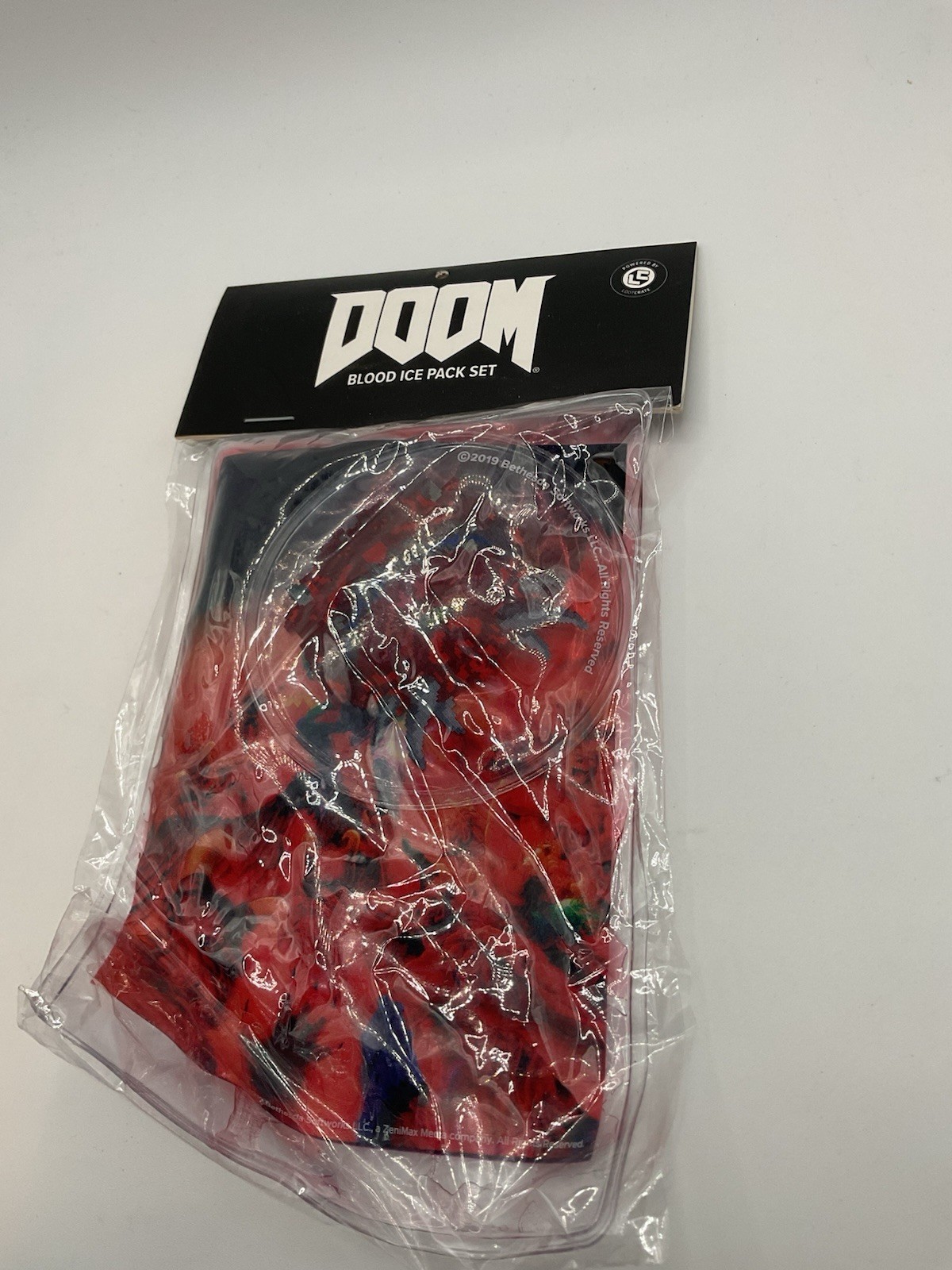 2019 Doom Blood Ice Pack Set from Lootcrate Loot Crate Bethesda Gaming