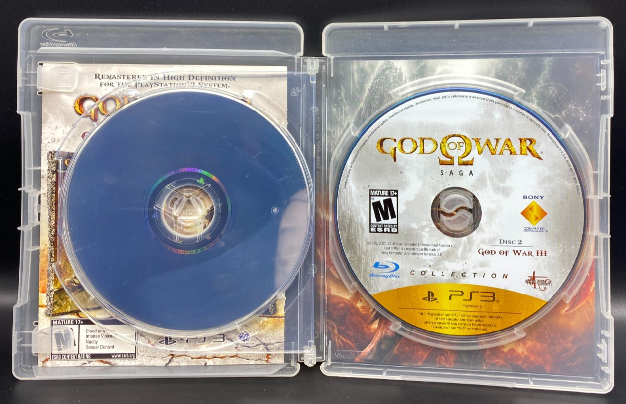 God of War Saga Collection (Sony PlayStation 3, 2010) Complete CIB VG Cond