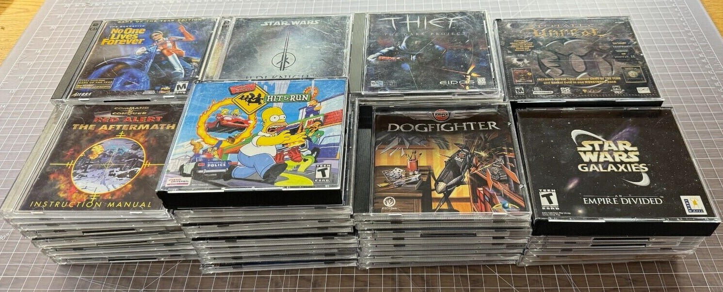 You Pick 90s 2000’s PC Games – Star Wars – C&C – Elder Scrolls etc – Some Rares!