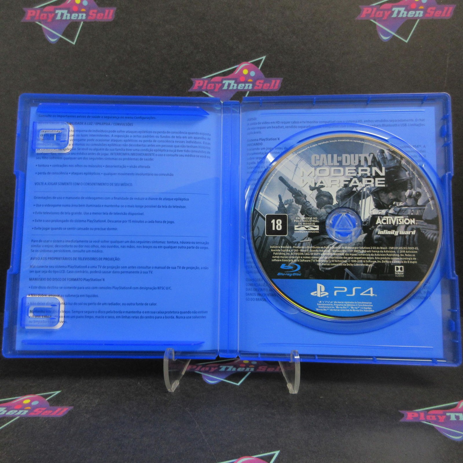 Call of Duty Modern Warfare PS4 PlayStation 4 Brazil Version Complete – 1 Yea..