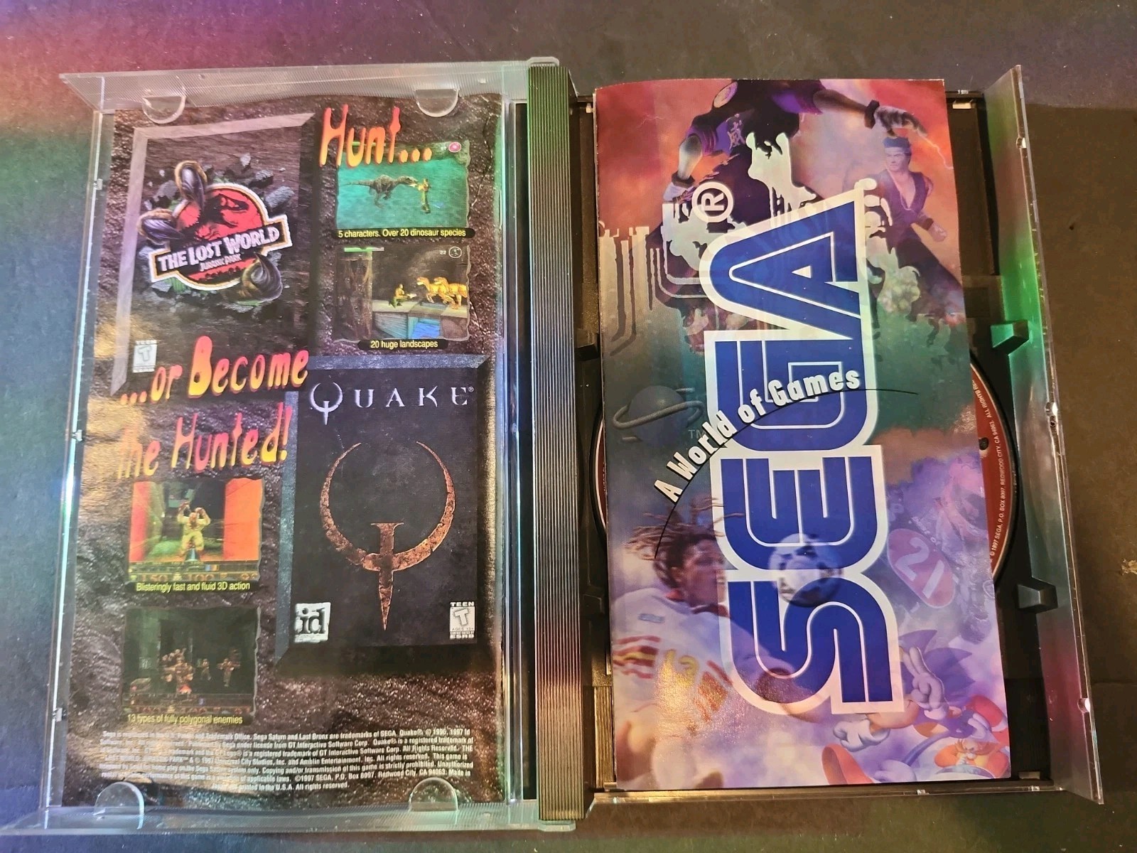 Last Bronx Sega Saturn CIB Complete in Box with Manual NM- Disc 1997