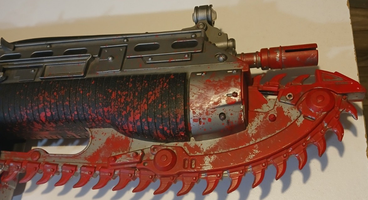 NECA Gears Of War Lancer Replica 2008 – Bloody Lancer – 36″ Full Size Prop