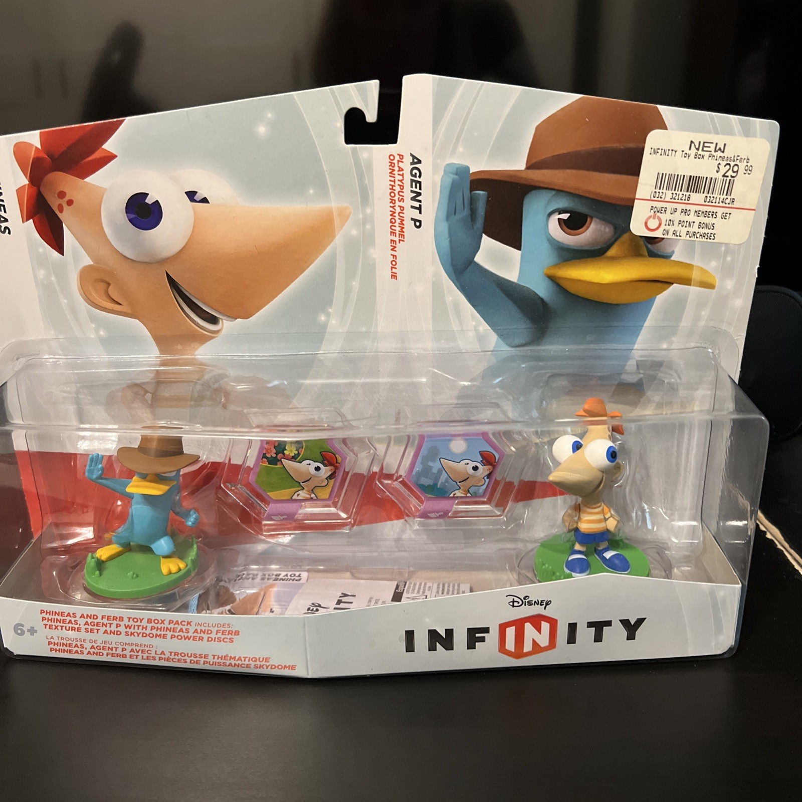 Disney Infinity Phineas & Ferb Agent P Figure Toy Box Pack *NEW* Xbox 360 Wii