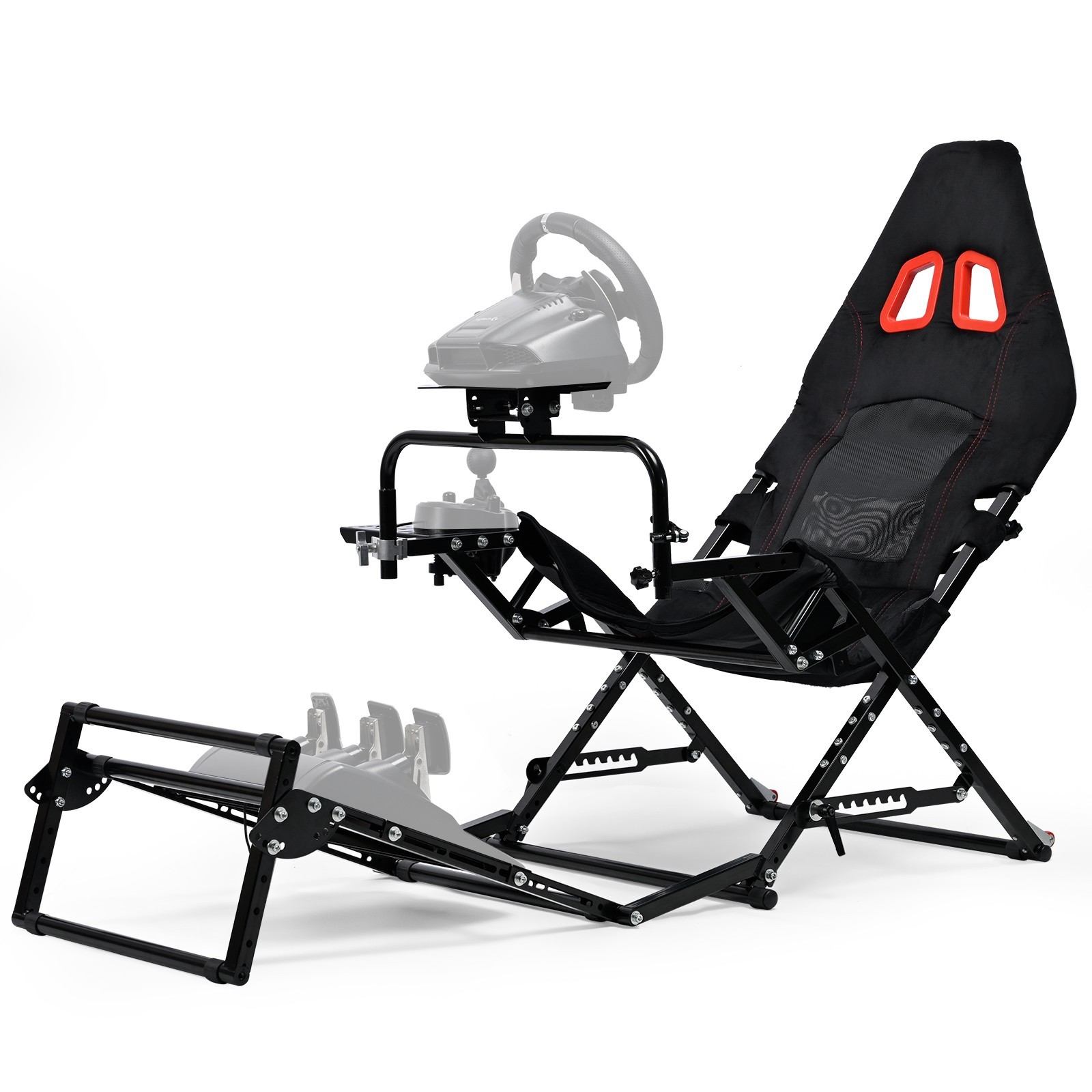 Minneer Foldable Racing Simulator Cockpit Fit Logitech G29 G923 Thrustmaster
