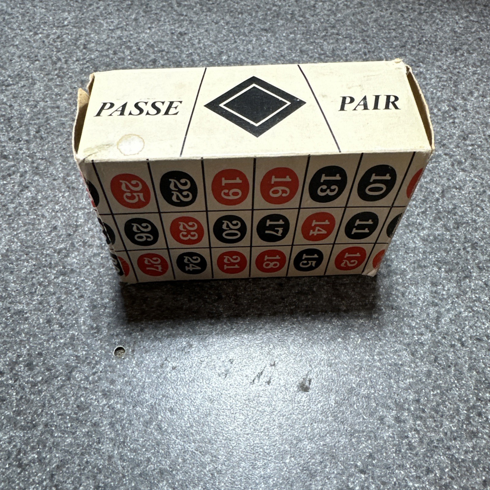 Vintage Mini Roulette Wheel Game With Chips, Instructions And Board Hong Kong