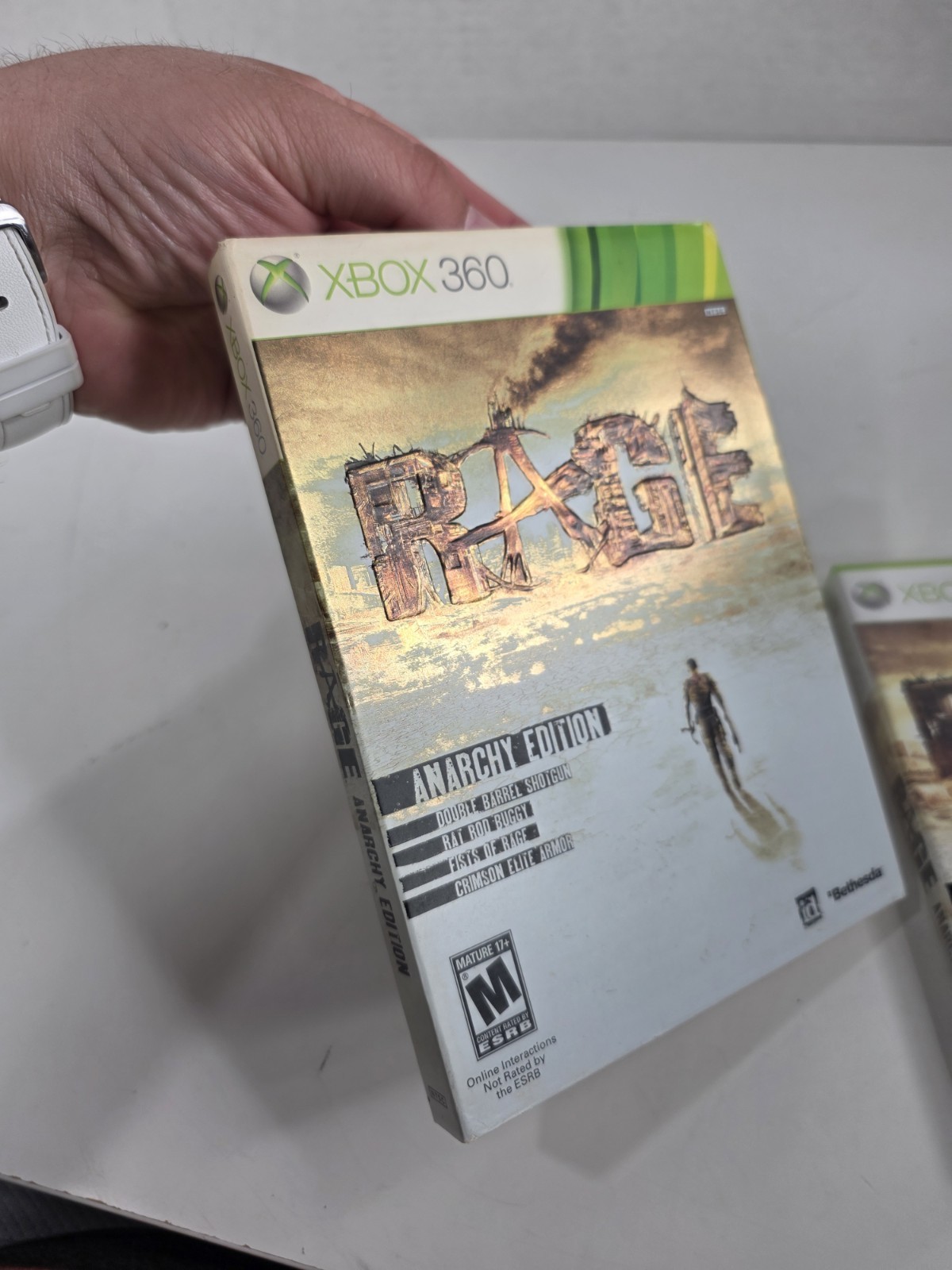 RAGE ANARCHY EDITION First Print w/ Slip Cover Xbox 360, 2011 RARE Sealed