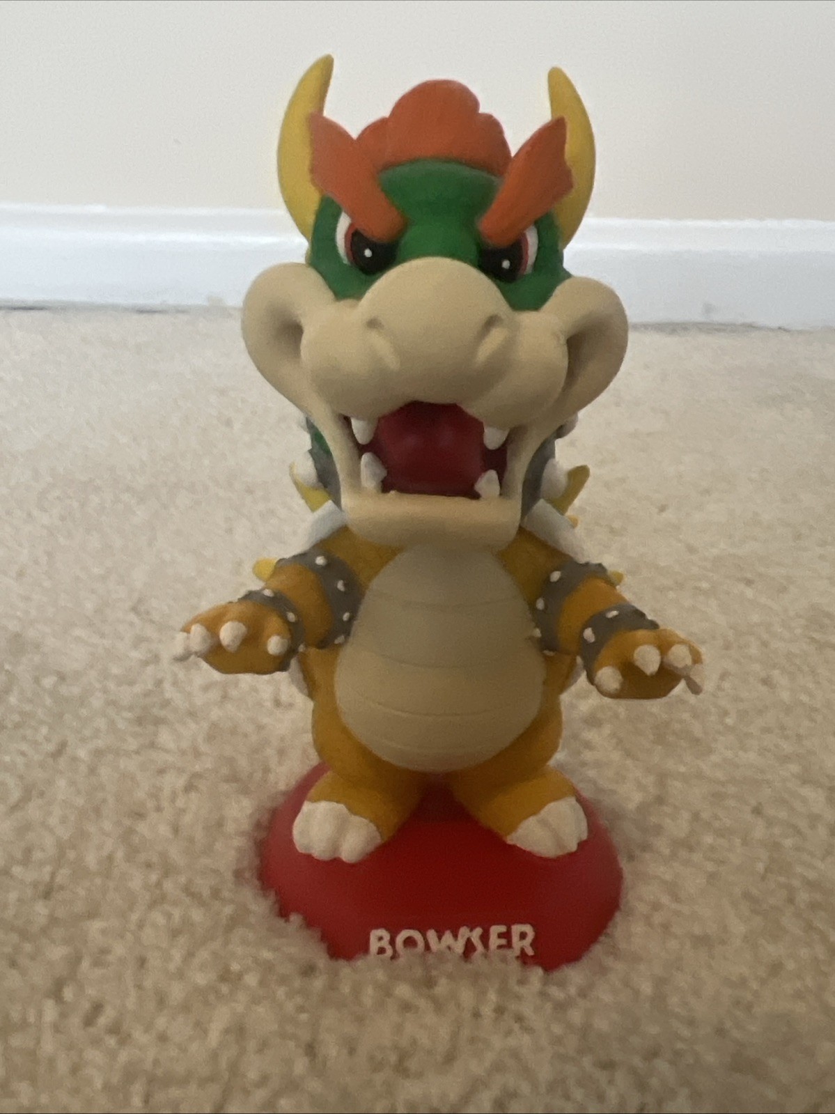 Vintage Nintendo Bowser Bobblehead 2001 ToySite BD&A Collectibles Super Mario