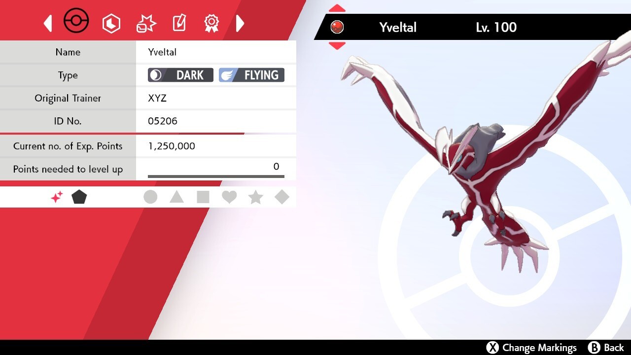 🌟2016 Shiny XYZ Yveltal Event Untouched | Pokemon Sword & Shield🌟