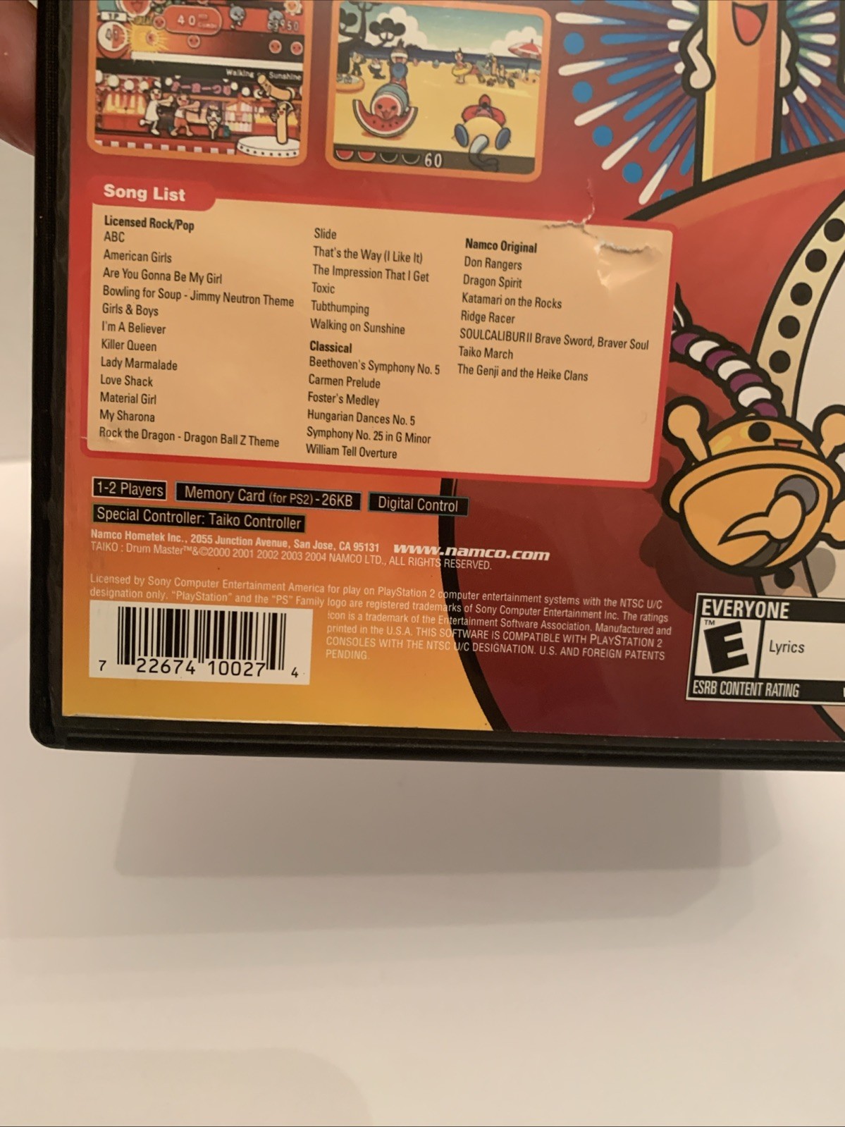 Taiko Drum Master 2004 PlayStation 2 Complete Mint Condition See Pics & Store