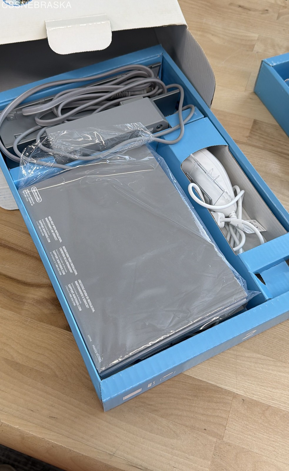 Nintendo Wii Console White Wii Sports 2 Controllers Nunchuk CIB Open Box