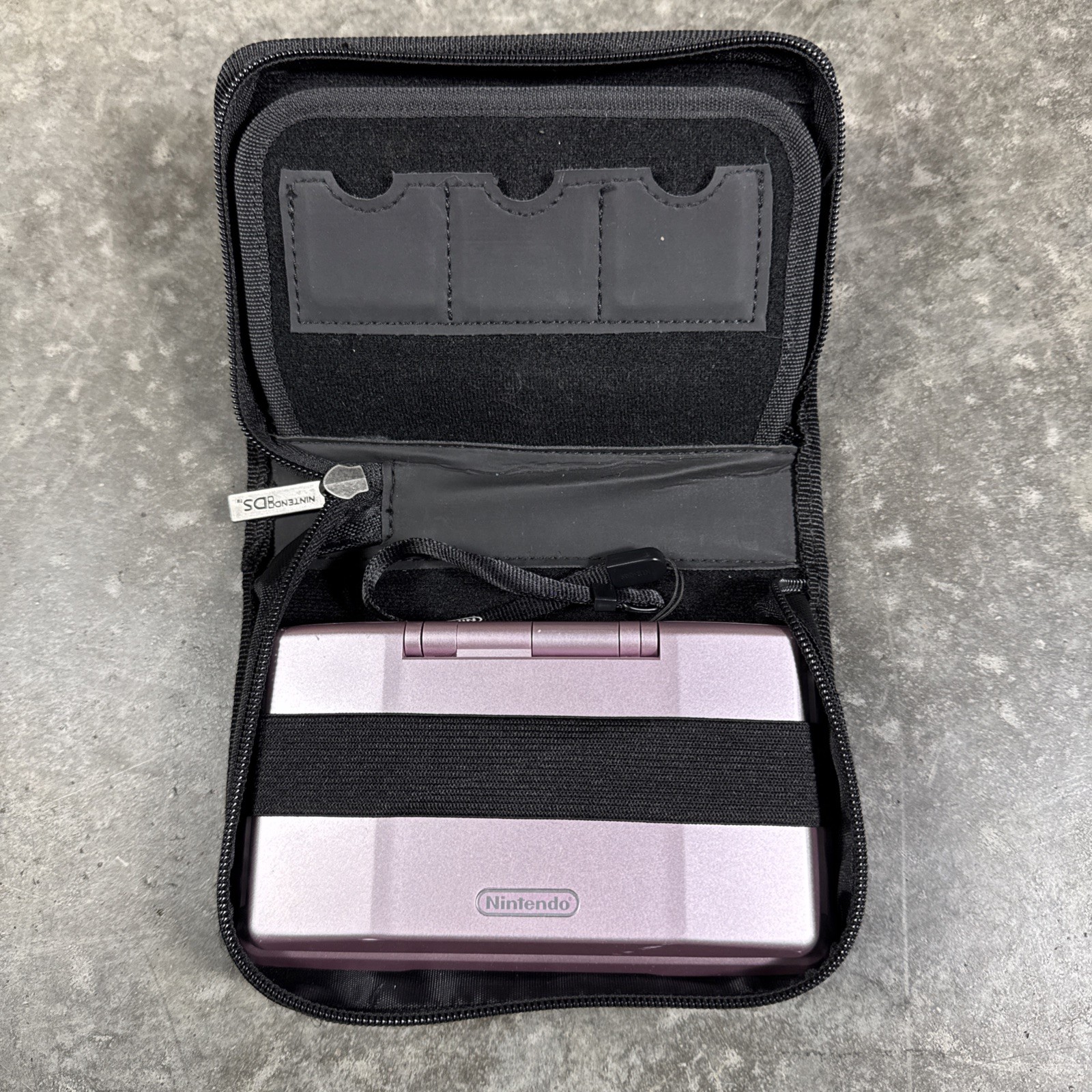 Nintendo DS OG Original Console (NTR-001) Pink w/ OEM Charger Stylus & Case